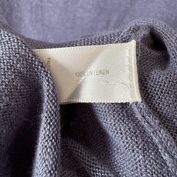 Contemporaine (Simons) Navy Linen Cami | Size Medium - Picture 4 of 8